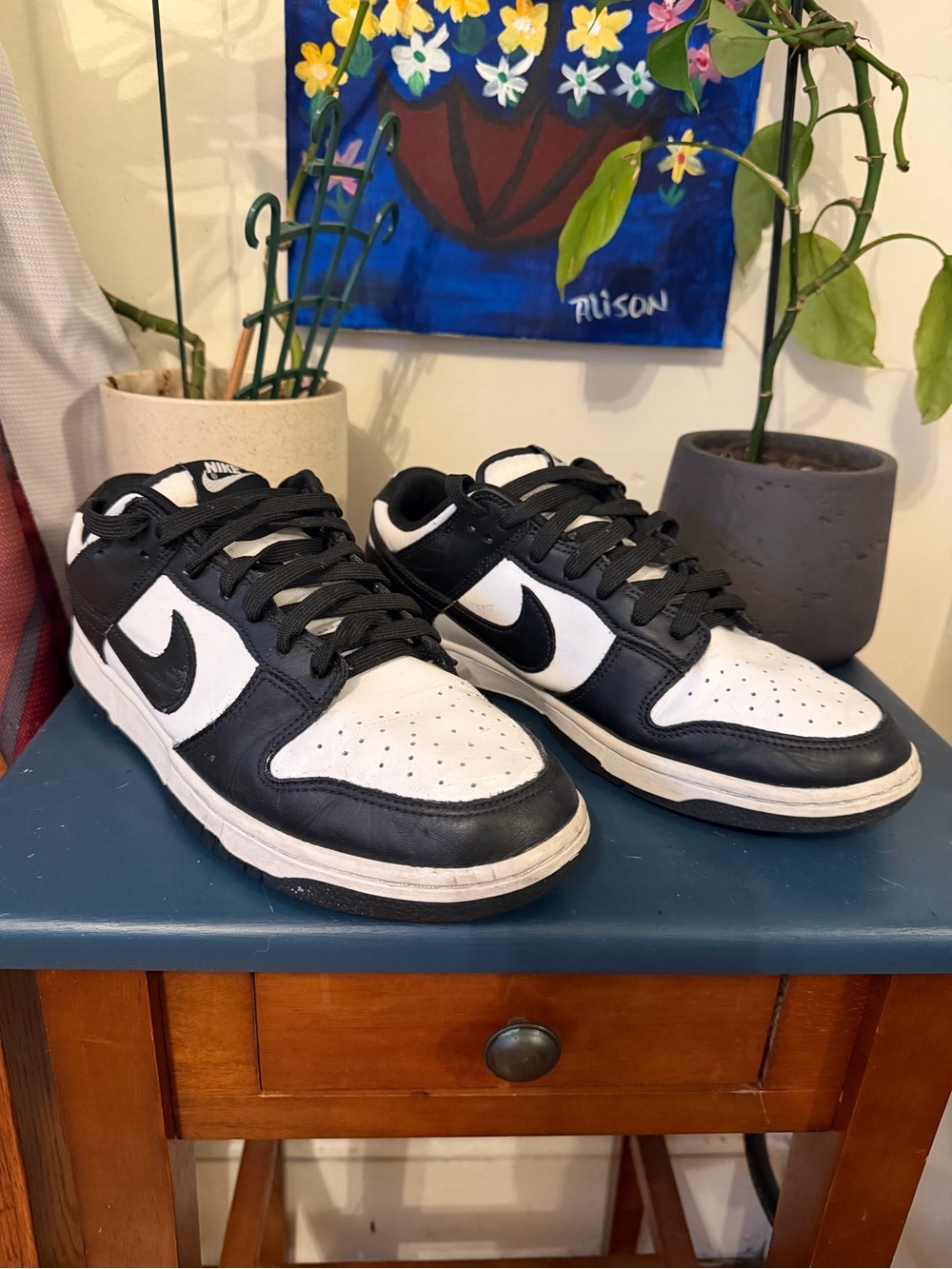 Nike Dunk Low”Panda” style code (DD 1391-100), men’s US 10.5